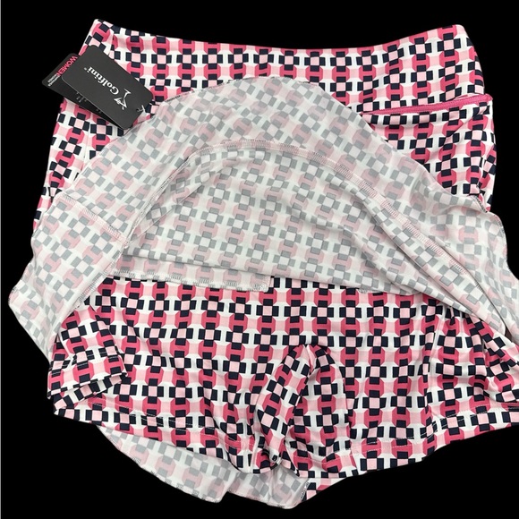 Golftini The Fighter Pink and Black Golf Skort NWT - Picture 4 of 7